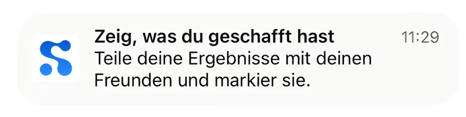 SitBetter-Benachrichtigung